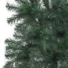 Karácsonyfák, vidaXL zöld PVC sarok műkarácsonyfa LED-ekkel és gömbszettel 180 cm