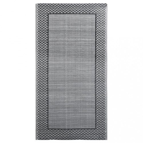 Kültéri takarók, vidaXL szürke PP kültéri szőnyeg 80 x 150 cm
