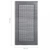 Kültéri takarók, vidaXL szürke PP kültéri szőnyeg 80 x 150 cm