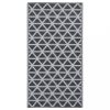Kültéri szőnyeg, vidaXL kültéri szőnyeg ARAKIL fekete 80x150 cm PP