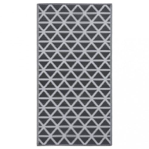 Kültéri szőnyeg, vidaXL kültéri szőnyeg ARAKIL fekete 80x150 cm PP