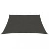 Kültéri napernyők és árnyékolók, vidaXL antracitszürke HDPE napvitorla 160 g/m² 2,5 x 2,5 m