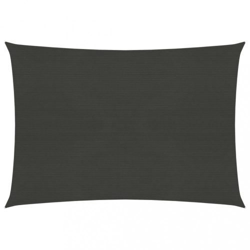 Kültéri napernyők és árnyékolók, vidaXL antracitszürke HDPE napvitorla 160 g/m² 2 x 3 m