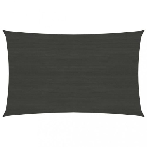 Kültéri napernyők és árnyékolók, vidaXL antracitszürke HDPE napvitorla 160 g/m² 2,5 x 4 m