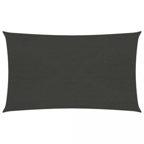 Kültéri napernyők és árnyékolók, vidaXL antracitszürke HDPE napvitorla 160 g/m² 2,5 x 5 m