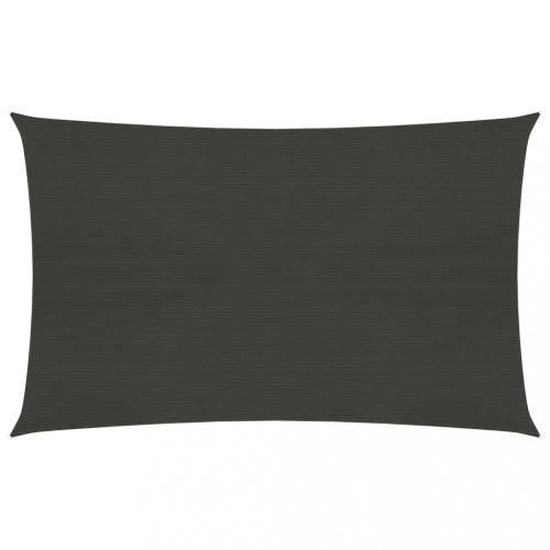 Kültéri napernyők és árnyékolók, vidaXL antracitszürke HDPE napvitorla 160 g/m² 3 x 4 m
