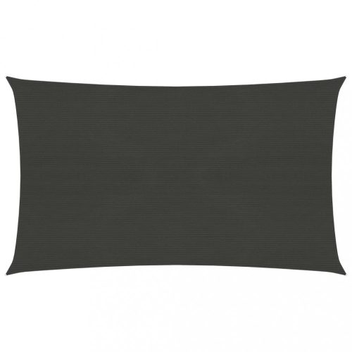Kültéri napernyők és árnyékolók, vidaXL antracitszürke HDPE napvitorla 160 g/m² 3 x 5 m