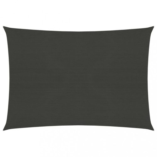 Kültéri napernyők és árnyékolók, vidaXL antracitszürke HDPE napvitorla 160 g/m² 3,5 x 4,5 m