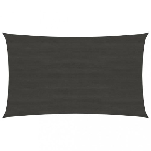 Kültéri napernyők és árnyékolók, vidaXL antracitszürke HDPE napvitorla 160 g/m² 5 x 7 m