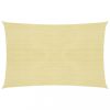 Kültéri napernyők és árnyékolók, vidaXL bézs HDPE napvitorla 160 g/m² 2,5 x 4 m
