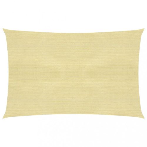 Kültéri napernyők és árnyékolók, vidaXL bézs HDPE napvitorla 160 g/m² 2,5 x 4 m