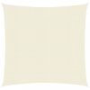 Kültéri napernyők és árnyékolók, vidaXL krémszínű HDPE napvitorla 160 g/m² 2,5 x 2,5 m