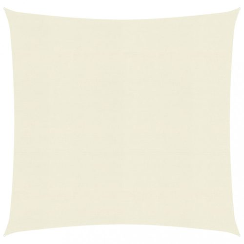 Kültéri napernyők és árnyékolók, vidaXL krémszínű HDPE napvitorla 160 g/m² 3 x 3 m