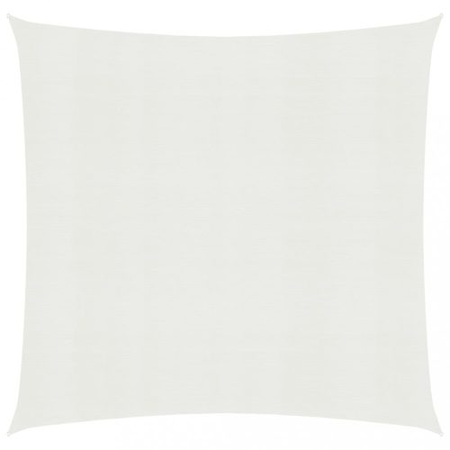 Kültéri napernyők és árnyékolók, vidaXL fehér HDPE napvitorla 160 g/m² 5 x 5 m