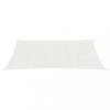 Kültéri napernyők és árnyékolók, vidaXL fehér HDPE napvitorla 160 g/m² 2 x 3 m