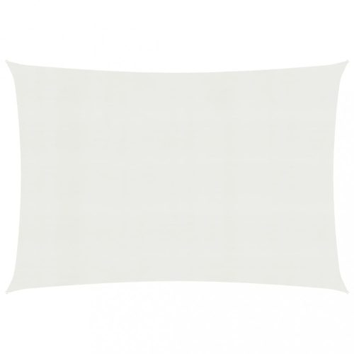 Kültéri napernyők és árnyékolók, vidaXL fehér HDPE napvitorla 160 g/m² 2,5 x 3,5 m