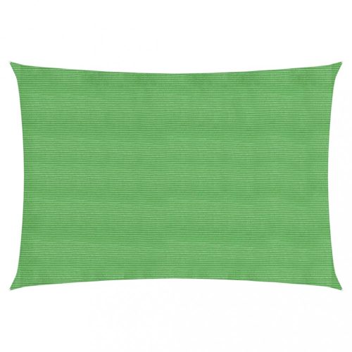 Kültéri napernyők és árnyékolók, vidaXL világoszöld HDPE napvitorla 160 g/m² 4 x 6 m