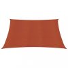 Kültéri napernyők és árnyékolók, vidaXL terrakotta HDPE napvitorla 160 g/m² 2 x 2 m