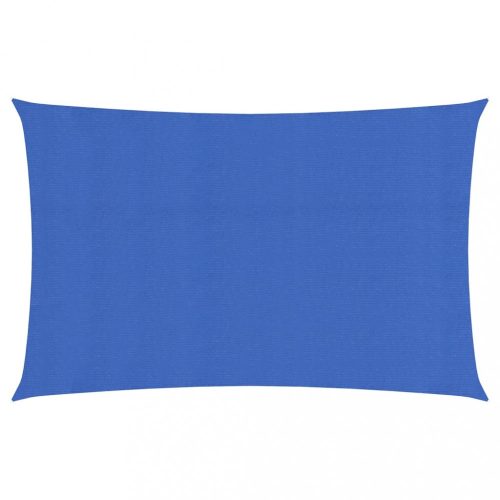 Kültéri napernyők és árnyékolók, vidaXL kék HDPE napvitorla 160 g/m² 2 x 5 m