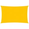 Kültéri napernyők és árnyékolók, vidaXL sárga HDPE napvitorla 160 g/m² 3 x 5 m