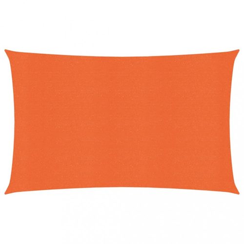 Kültéri napernyők és árnyékolók, vidaXL narancssárga HDPE napvitorla 160 g/m² 3,5 x 5 m