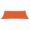 Kültéri napernyők és árnyékolók, vidaXL narancssárga HDPE napvitorla 160 g/m² 3,5 x 5 m