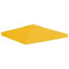 Ponyva- és pavilon tetők, vidaXL sárga kétszintes pavilon-tetőponyva 310 g/m² 3 x 3 m