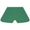 Ponyva- és pavilon tetők, vidaXL zöld csere ponyva kerti hintaágyhoz 150/130 x 105/70 cm