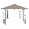 Kerti pavilon és előtető, vidaXL tópszínű pavilon szúnyoghálóval 6 x 3 x 2,73 m 180 g/m²
