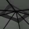 Kerti pavilon és előtető, vidaXL antracitszürke pavilon 3 x 3 x 2,6 m 160 g/m²