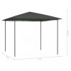 Kerti pavilon és előtető, vidaXL antracitszürke pavilon 3 x 3 x 2,6 m 160 g/m²