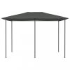 Kerti pavilon és előtető, vidaXL antracitszürke pavilon 3 x 4 x 2,6 m 160 g/m²