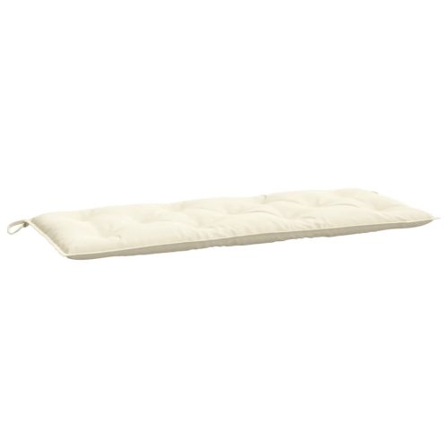 Székpárna és kanapé párnák, vidaXL krémfehér oxford szövet kerti padpárna 120 x 50 x 7 cm