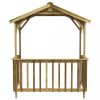 Fészerek, vidaXL impregnált fenyőfa grillezőfészer 163,5 x 93 x 210 cm
