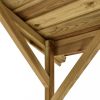 Fészerek, vidaXL impregnált fenyőfa grillezőfészer 163,5 x 93 x 210 cm