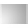 Tükrök, vidaXL LED-es fürdőszobatükör 60x80 cm