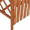 Kerti lugasok, apácarácsok, filagóriák, pergolák, vidaXL tömör fenyőfa pergola kapuval 116 x