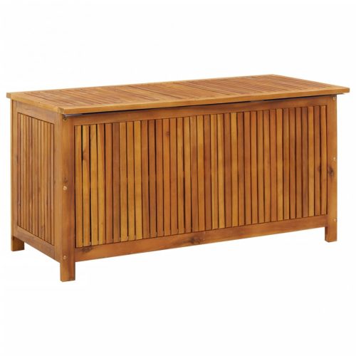 Kerti tároló ládák, vidaXL tömör akácfa kerti tárolóláda 113 x 50 x 58 cm