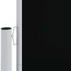 Kültéri napernyők és árnyékolók, vidaXL fekete behúzható oldalsó napellenző 180 x 1200 cm