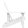 Kerti székek, vidaXL fehér HDPE kerti adirondack szék