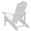 Kerti székek, vidaXL fehér HDPE kerti adirondack szék