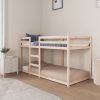 Ágyak és ágykeretek, vidaXL tömör fenyőfa emeletes ágy matrac nélkül 90 x 200 cm