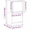 Cipőpolcok és -állványok, vidaXL fehér cipőszekrény 2 kihajtható fiókkal 60 x 42 x 108 cm