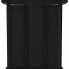 Könyvespolcok, állópolcok, vidaXL 9 rekeszes fekete szövet bemutató polc 103 x 30 x 107,5 cm