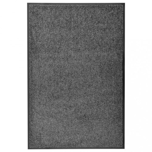Lábtörlők, vidaXL antracitszürke kimosható lábtörlő 60 x 90 cm