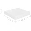 Fali polcok és párkányok, vidaXL 2 db magasfényű fehér MDF lebegő fali polc 23 x 23,5 x 3,8