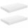 Fali polcok és párkányok, vidaXL 2 db magasfényű fehér MDF lebegő fali polc 40 x 23 x 3,8 cm