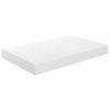 Fali polcok és párkányok, vidaXL 2 db magasfényű fehér MDF lebegő fali polc 40 x 23 x 3,8 cm