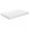 Fali polcok és párkányok, vidaXL 4 db magasfényű fehér MDF lebegő fali polc 40 x 23 x 3,8 cm