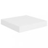 Fali polcok és párkányok, vidaXL 2 db fehér MDF lebegő fali polc 23 x 23,5 x 3,8 cm